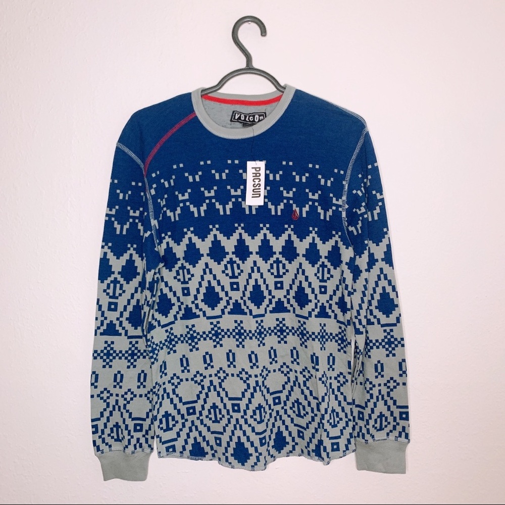 VOLCOM NWT thermal sweater